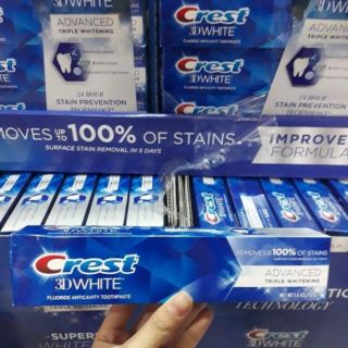 [Sỉ Lẻ] KEM ĐÁNH RĂNG CREST 3D WHITE