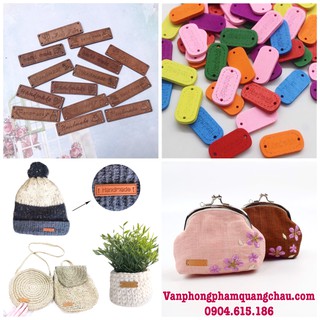 Tag gỗ Handmade - Phụ kiện trang trí - (Đọc kỹ mô tả sản phẩm)