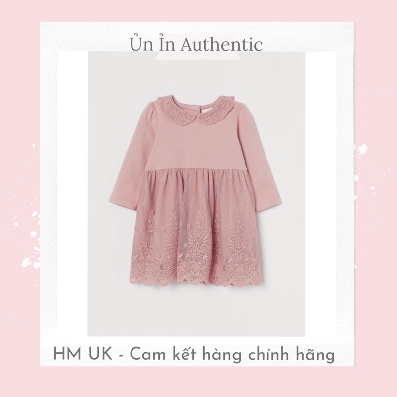 Váy bé gái HM UK size 6-9m, 12-18m