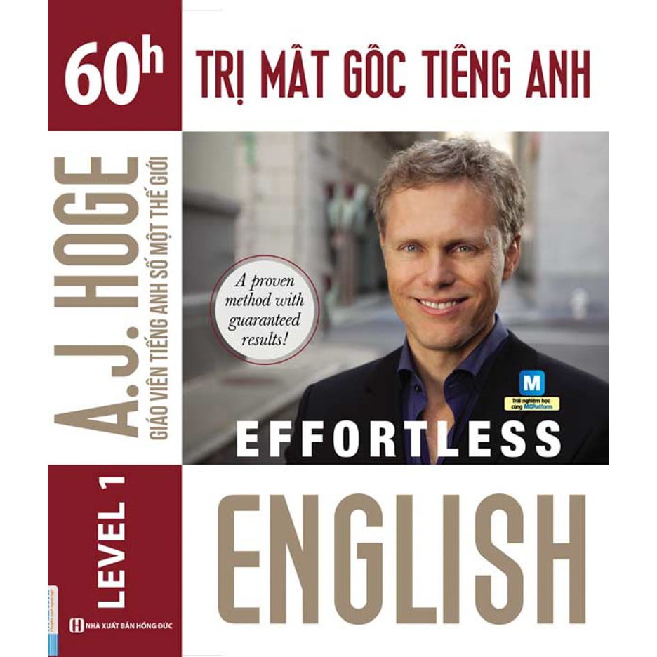 Sách MCBooks - Effortless: 60h Trị Mất Gốc Tiếng Anh