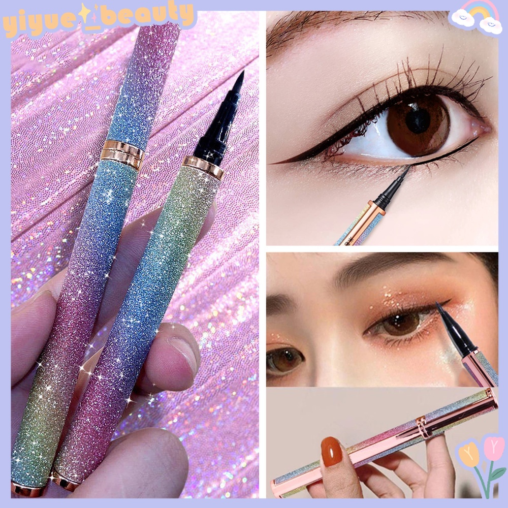 Bút Kẻ Mắt Chống Thấm Nước Và Mồ Hôi Không Nhòe Thiết Kế Vỏ Lấp Lánh Ánh