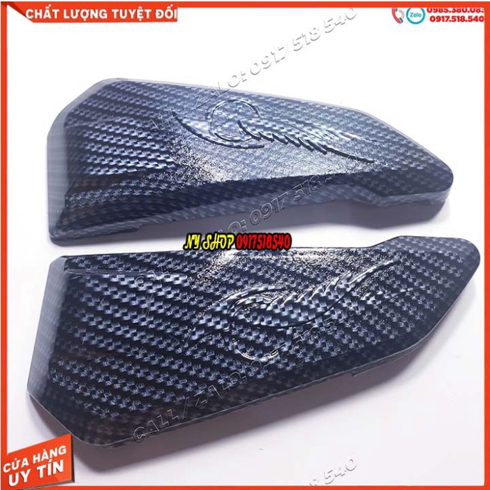 Ốp Gác Chân Nhỏ SH 2012 - SH 2020 / SH Mode 2013 - 2019 Sơn Carbon Bền Đẹp ( giá 1 cặp) Ảnh thật Sp