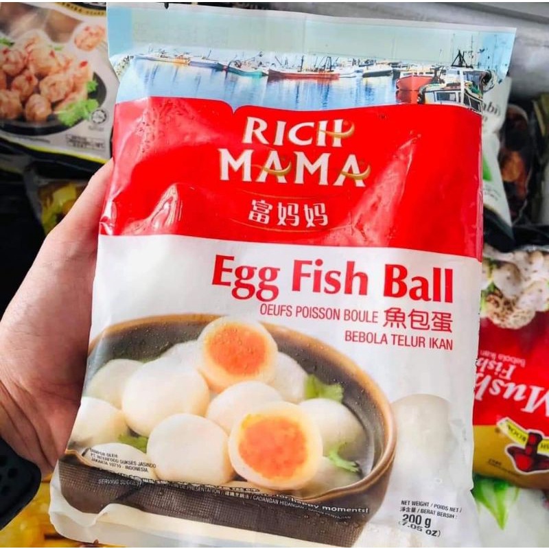 Cá Viên Nhân phô mai Rich MaMa- Cheese Fish Ball - Now Ship - GrabExpress