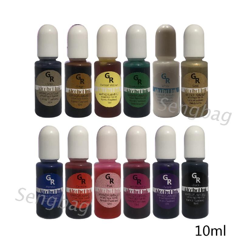 Set 12 Lọ Màu Nhuộm Làm Đồ Thủ Công