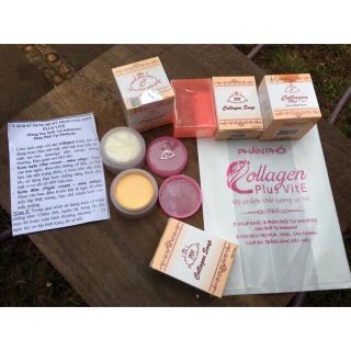 Set kem Collagen plus vitamin E