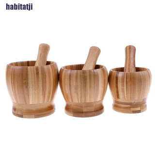 Bộ chày cối bằng gỗ dùng giã thảo dược tiện dụng