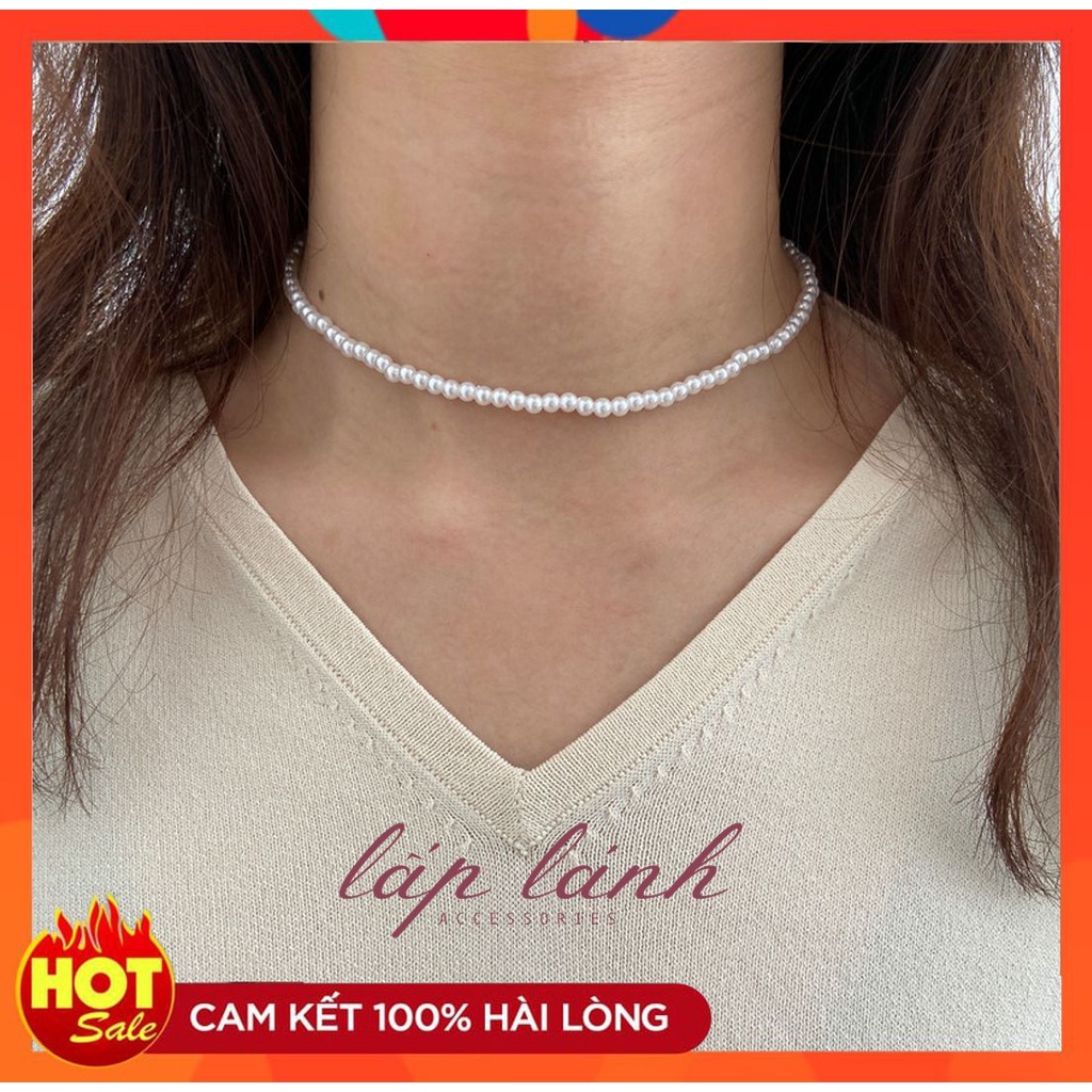 [HOT] DÂY CHUYỀN VÒNG CỔ HẠT NGỌC NHÂN TẠO SANG TRỌNG PHONG CÁCH THỜI TRANG 214VCNTR
