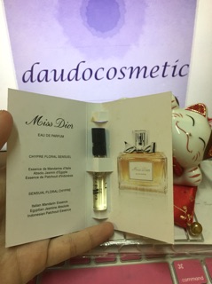 [vial] Nước hoa Dior Miss Dior EDP 1ml