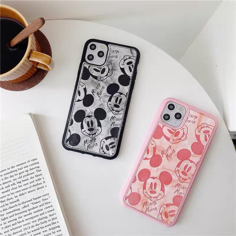 Ốp mickey hồng dành cho iPhone 7 8  7 Plus 8 Plus  X Xs Xr XsMax iPhone 11 11 Pro 11 Promax | BigBuy360 - bigbuy360.vn