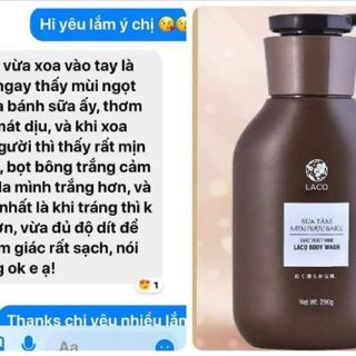 Sữa tắm men rượu Sake