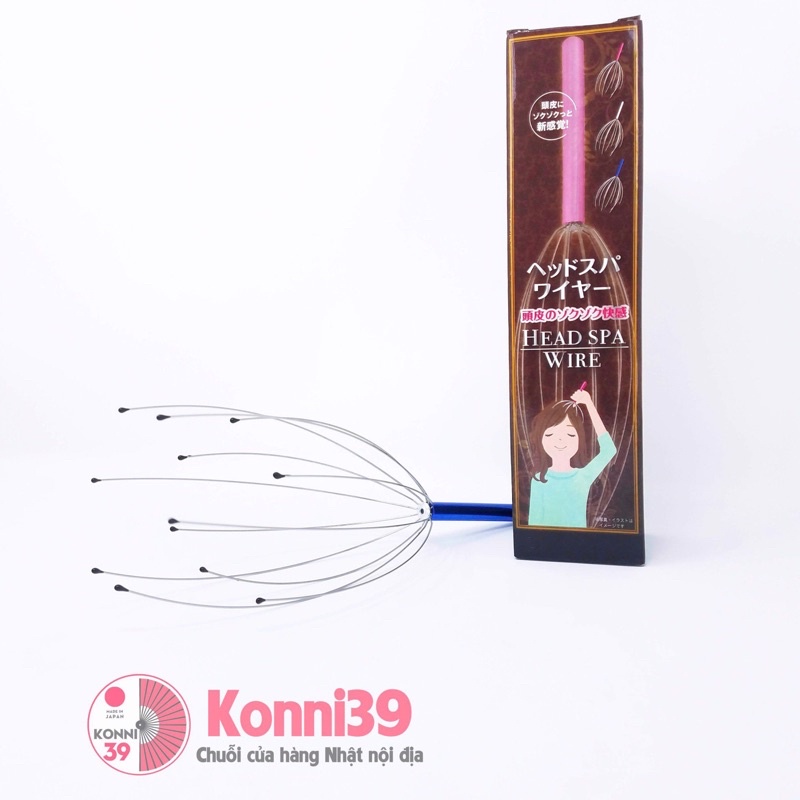 Cây massage gãi đầu thư giãn giảm stress lưu thông máu Seiwapro Nhật Bản