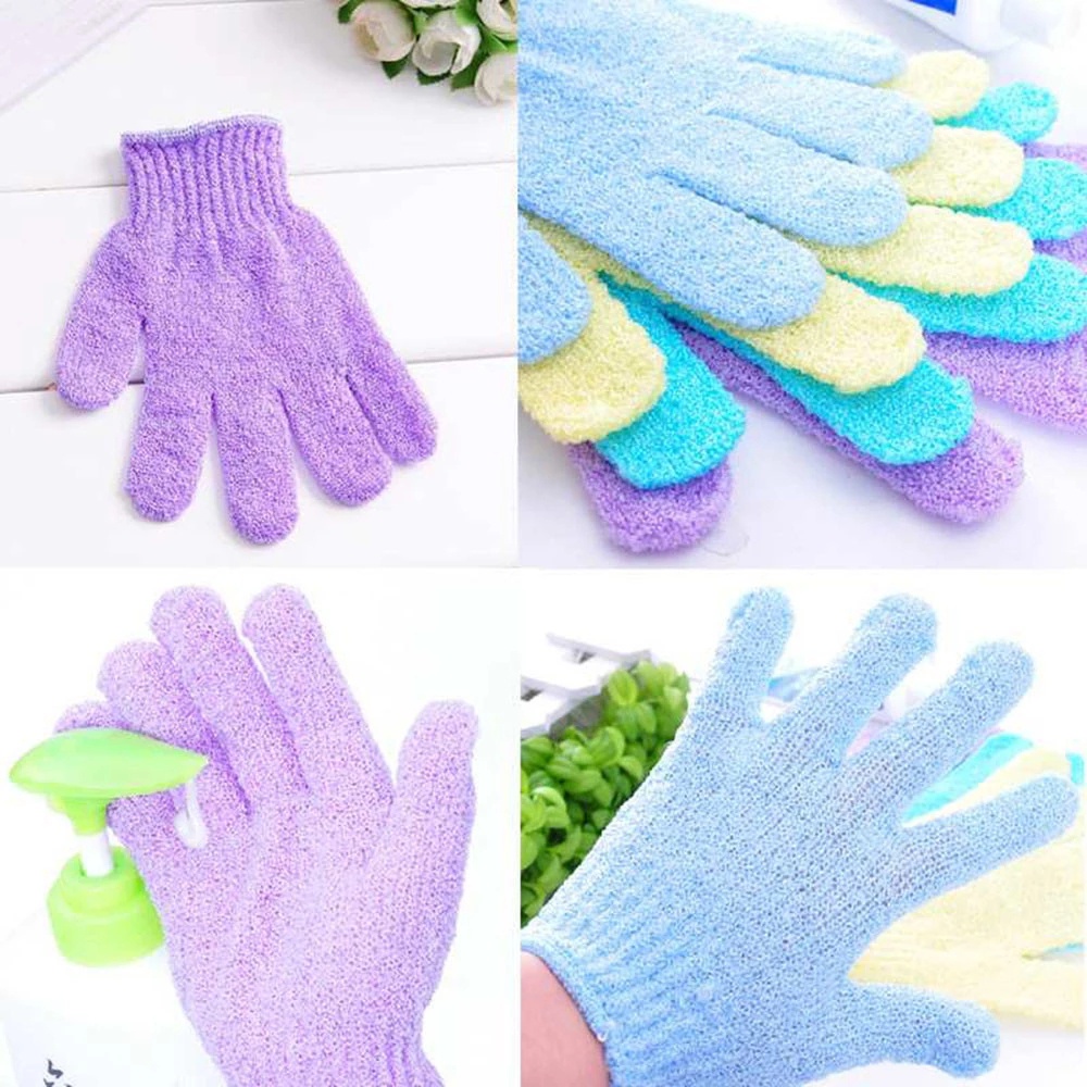 Găng Tay Lột Mụn Đầu Đen / Găng Tay Tẩy Tế Bào Chết / Bọt Biển Chống Nóng Tiện Dụng Khi Tắm