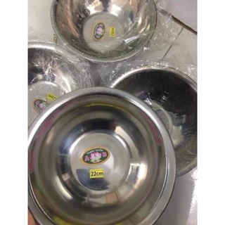 Bát Inox Đựng Nước Rửa Mặt Cho Spa, Thẩm mỹ viện, Size 22cm