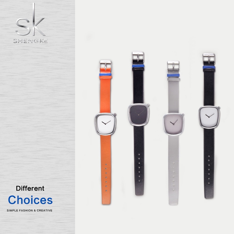 Đồng Hồ Đeo Tay SINOBI Thạch Anh Thiết Mặt Hình Vuông Không Đều Bốn Màu Dành Cho Nữ | BigBuy360 - bigbuy360.vn