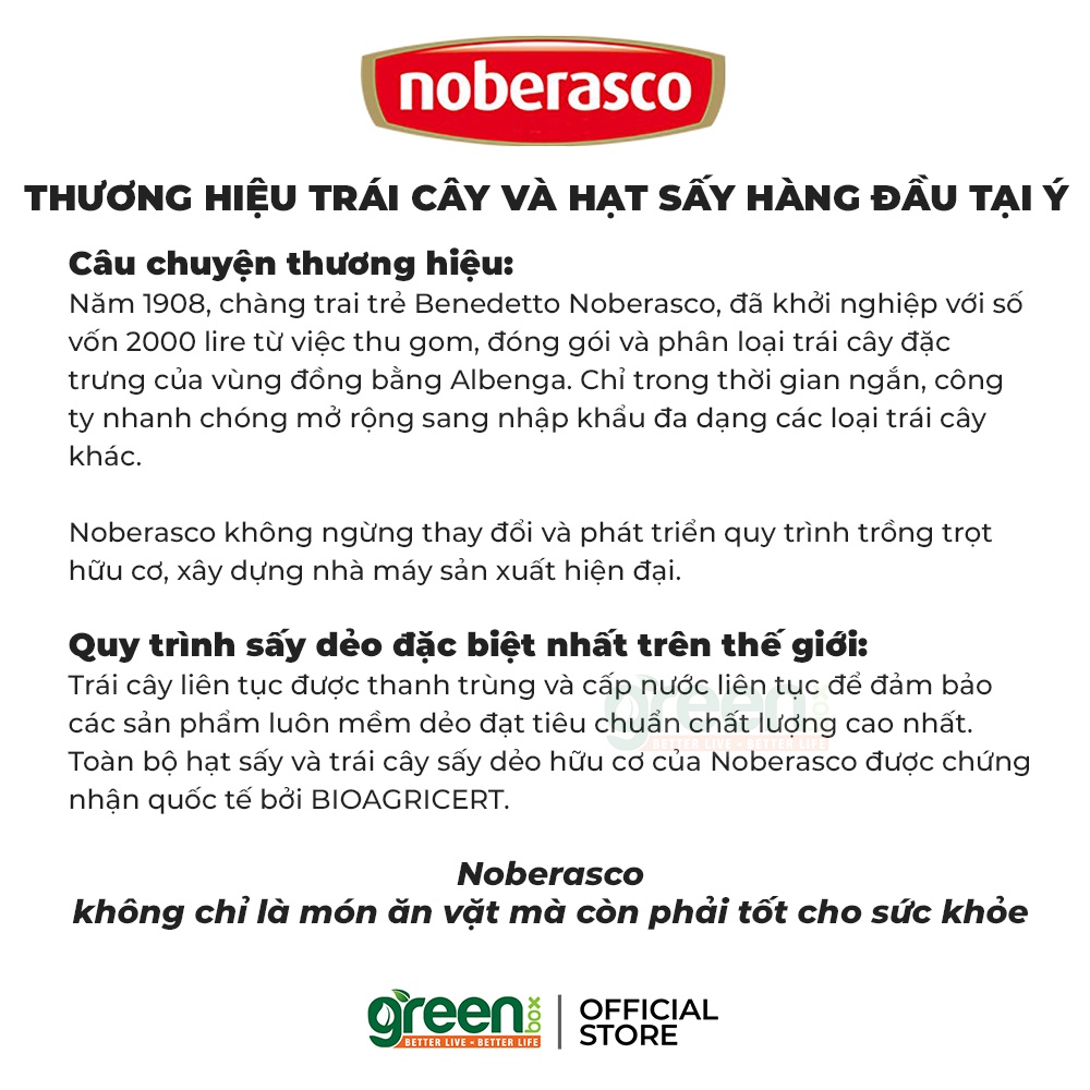 Hạnh nhân nguyên vỏ Noberasco Ý gói 100g giàu chất xơ chống oxy hóa làn da, phù hợp bà bầu ăn vặt