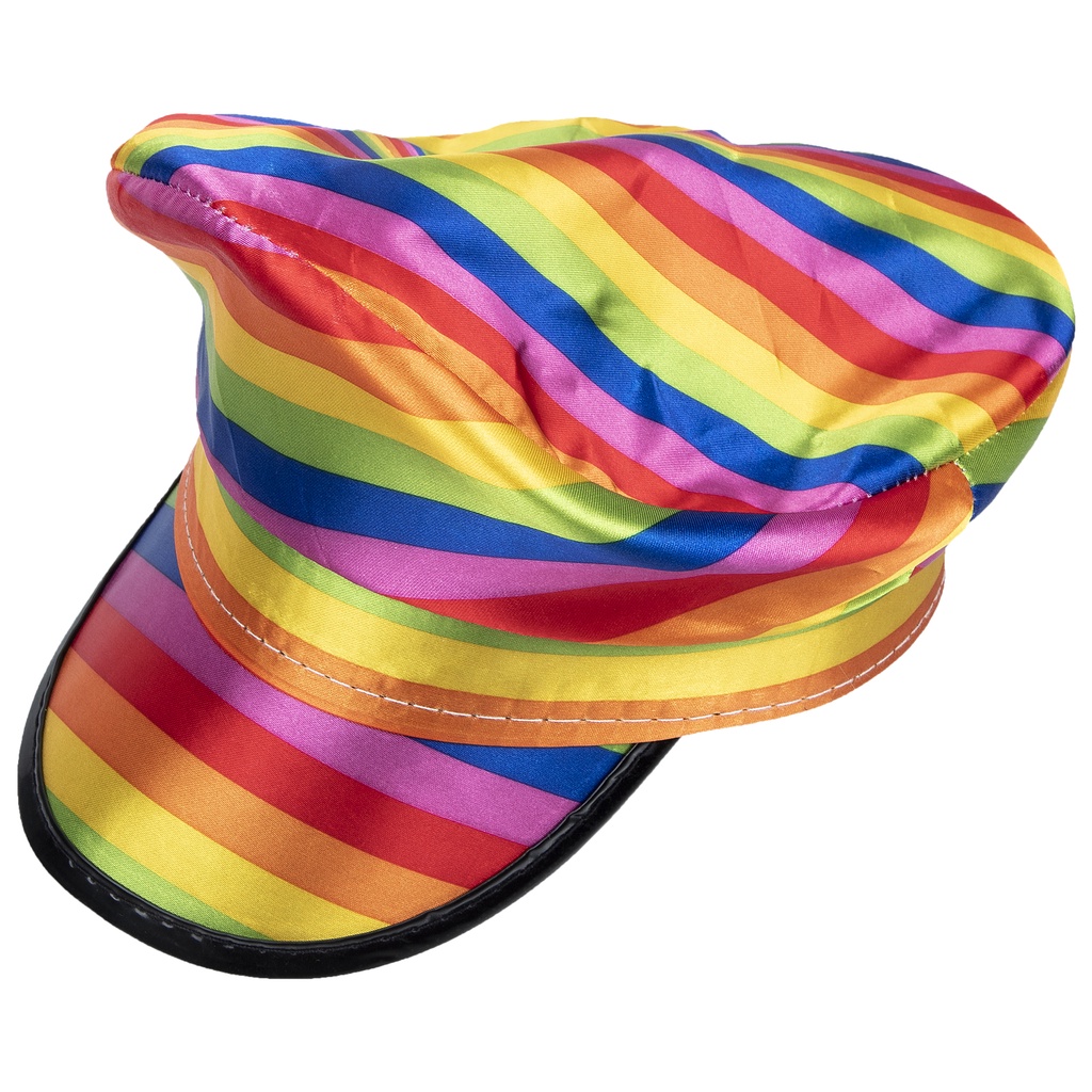 Nón Thuyền Trưởng Màu Cầu Vồng Dùng Hóa Trang Độc Đáo❤️