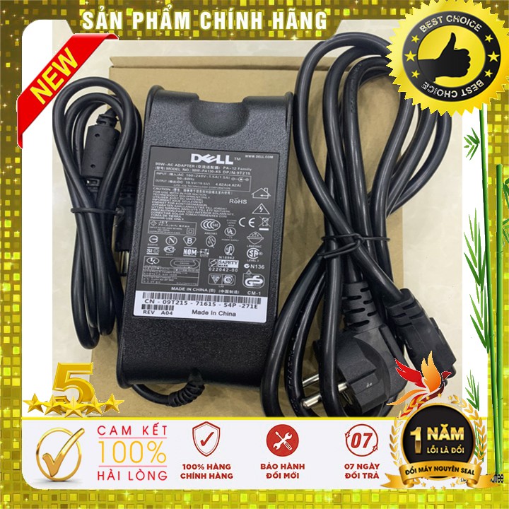 Sạc Laptop Dell 19.5V 4.62A (90w) A840 A860 1014 1015 1088 + tặng dây nguồn loại tốt