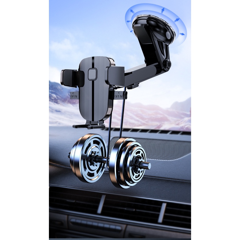 Giá đỡ điện thoại gắn lỗ thông gió xe hơi xoay 360 độ tiện dụng | BigBuy360 - bigbuy360.vn