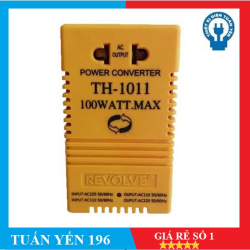 Bộ đổi nguồn 220V về 110V và ngược lại - 100W