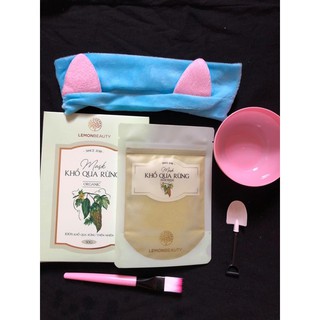 Mặt nạ Khổ Qua Rừng 🎁 băng đô + que + cọ + phiếu tích điểm🎁