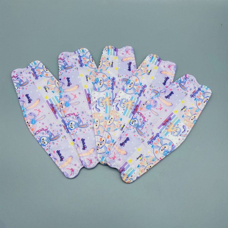 [ Hàng Có Sẵn ] 1 Túi 10 Chiếc Khẩu Trang KF94 Hoạ Tiết Thỏ Tím Size Người Lớn