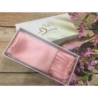Khăn Lụa SenSilk Luxury Hồng