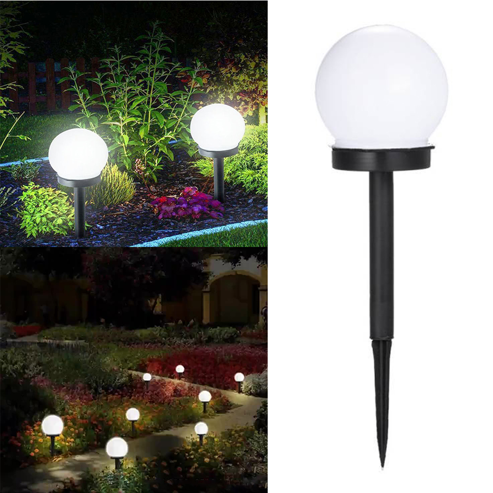 Đèn Led Trang Trí Sân Vườn Hình Cầu Chống Nước 10cm