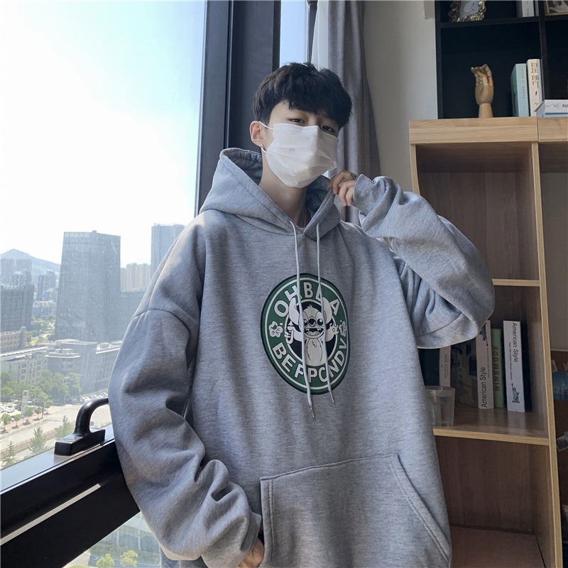 Áo Hoodie Form Rộng Thời Trang Năng Động Dành Cho Nam