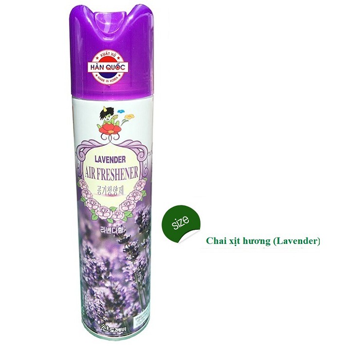 Chai Xịt Thơm Phòng Khử Mùi Hàn Quốc Sandokkaebi 370ml (chiết xuất tinh dầu thiên nhiên)