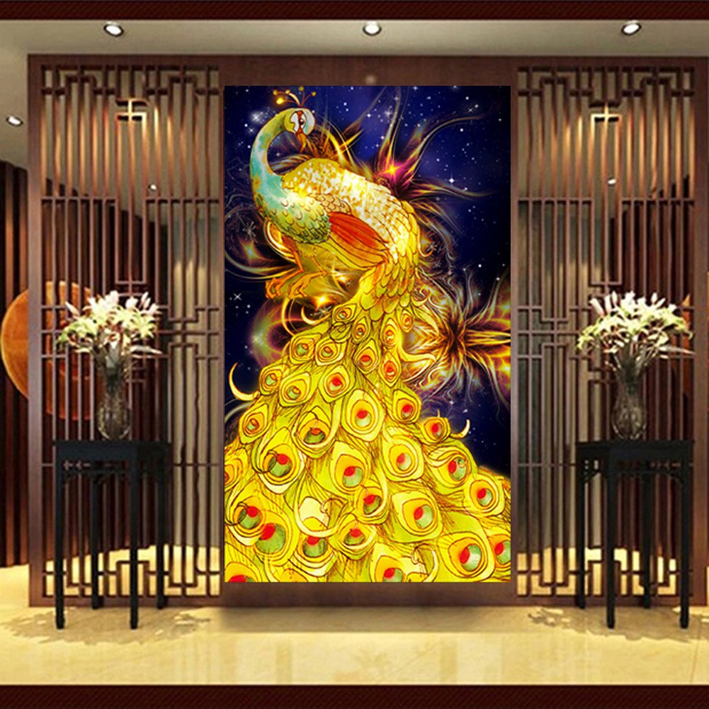 Bộ làm tranh đính đá hình phượng hoàng 5D | BigBuy360 - bigbuy360.vn