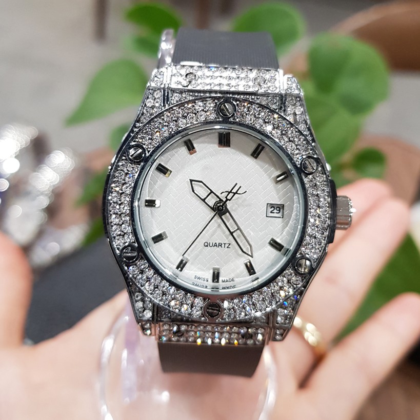 Đồng hồ nữ Hublot dây cao su hương thơm vani độc đáo nhiều màu chính hãng