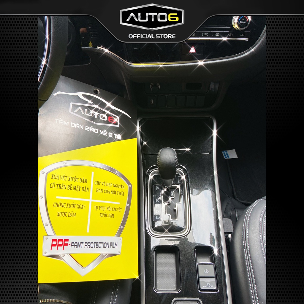 Bộ 6 chi tiết Film PPF trong suốt dán xe M OUTLANDER 20-23 chống xước bảo vệ nội thất ô tô - AUTO6
