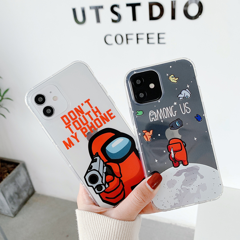 Ốp lưng iphone trong Among us & Mars 6/6plus/6s/6splus/7/7plus/8/8plus/x/xr/xs/11/12/13/pro/promax AVD35