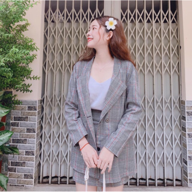 Set Vest Kèm Chân Váy Công Sở Cao Cấp / Ảnh Thật | BigBuy360 - bigbuy360.vn