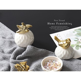 Hộp đựng trang sức gốm sứ