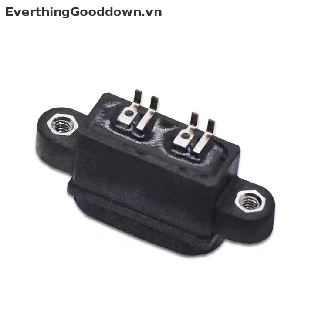 Everthinggooddown 2 Cái Ổ Cắm USB Loại C 4P Chống Nước Kèm Vòng Cao Su