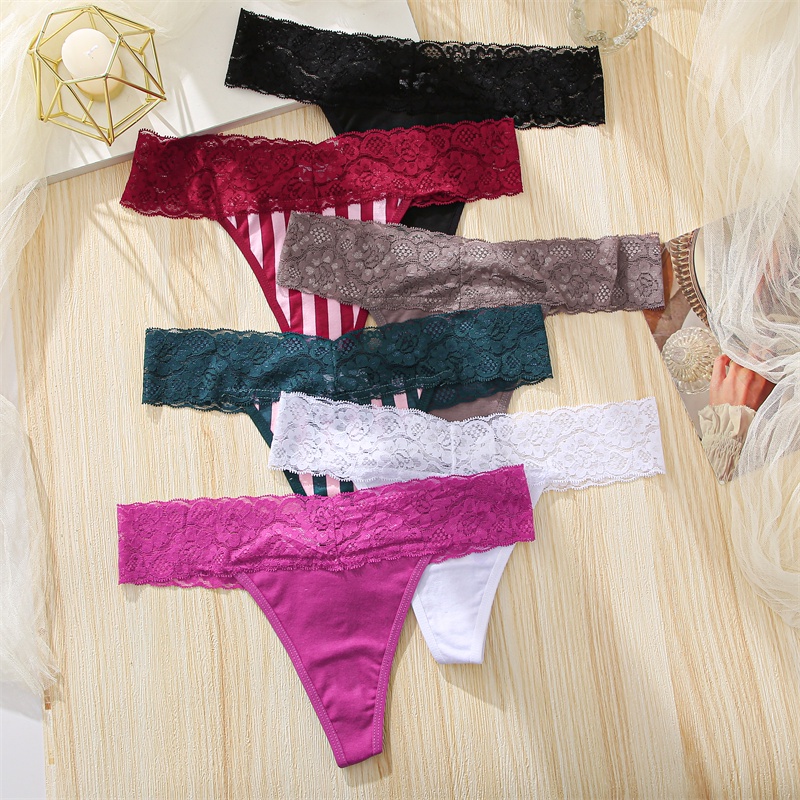 Set 3 quần lót TAKETALK cotton lọt khe quyến rũ thời trang cho nữ