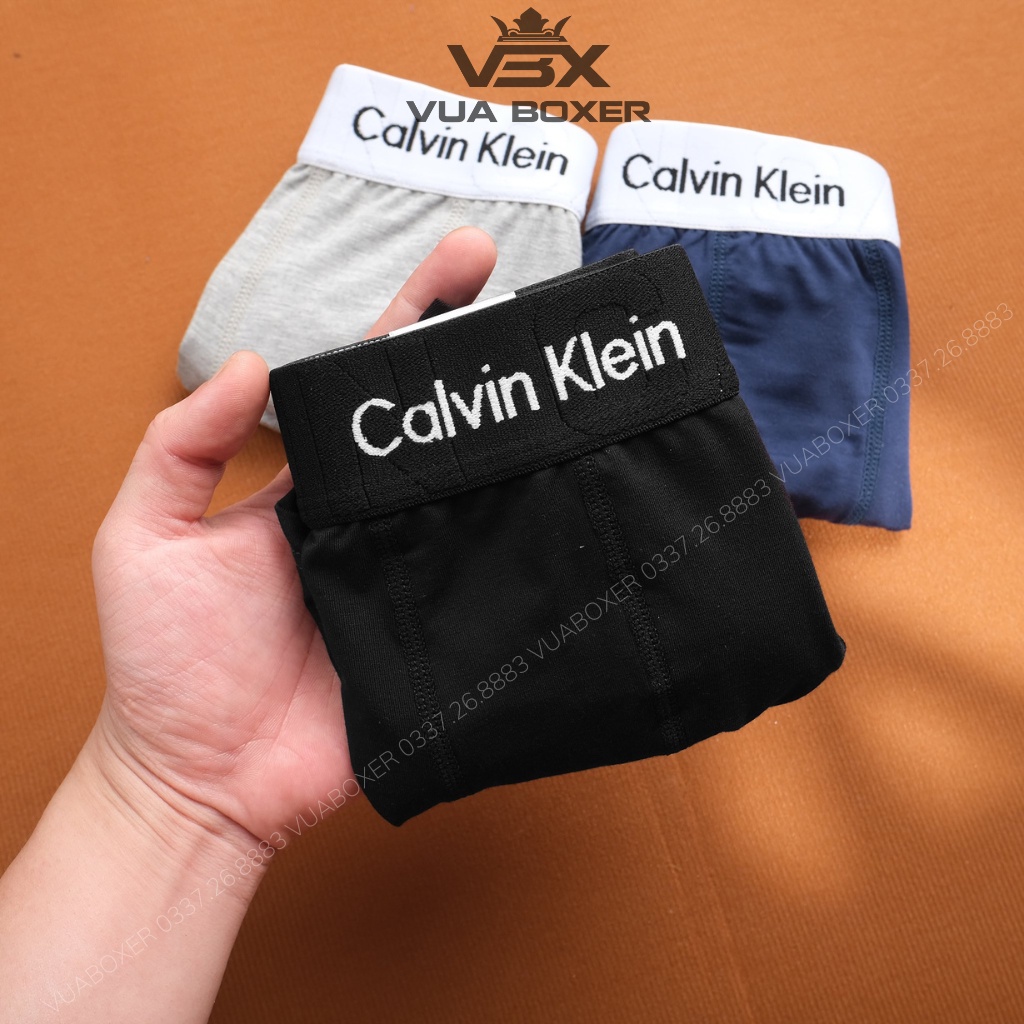 Quần Lót Nam CALVlN Sịp Nam Vải Cotton Thấm Hút Kháng Khuẩn Co Dãn Tốt CK-CT01