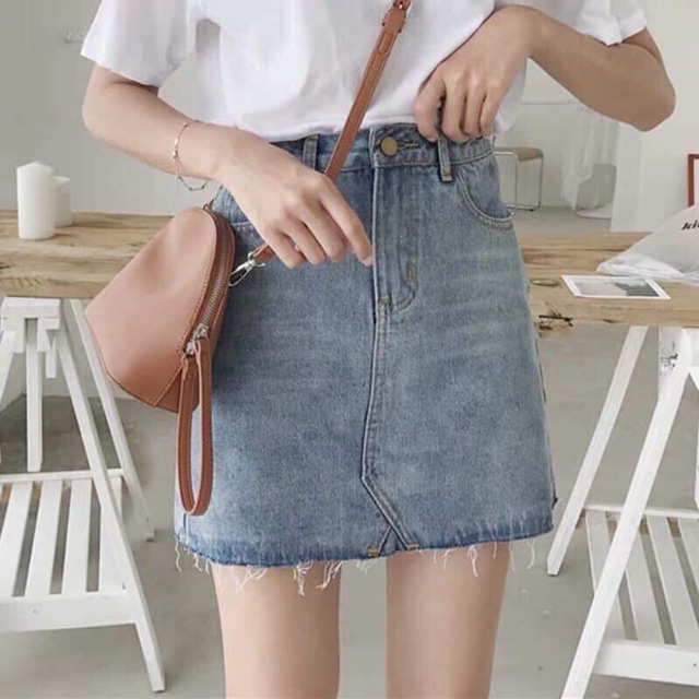Váy jeans ulzzang size S