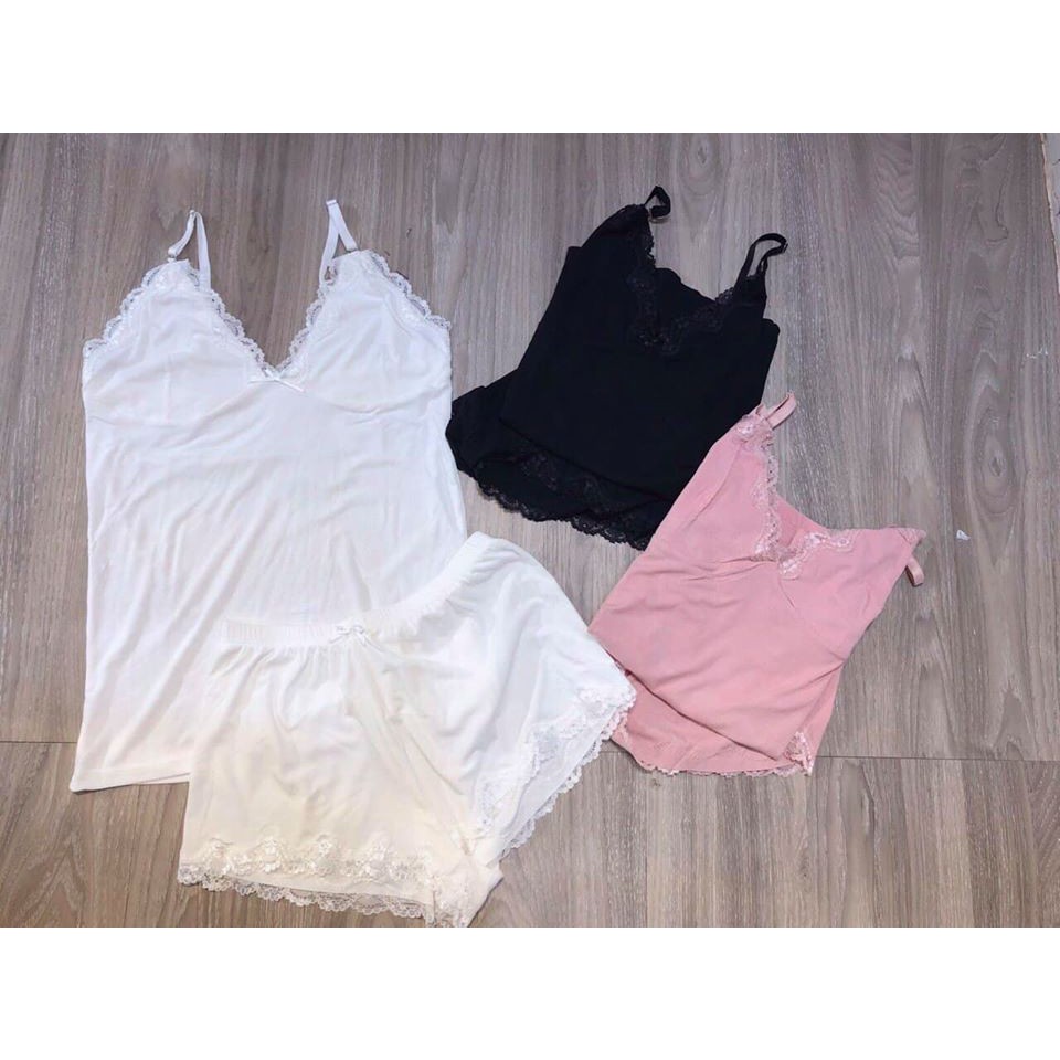 BỘ NGỦ 2 DÂY SEXY REN TĂM HOT 2019 | BigBuy360 - bigbuy360.vn