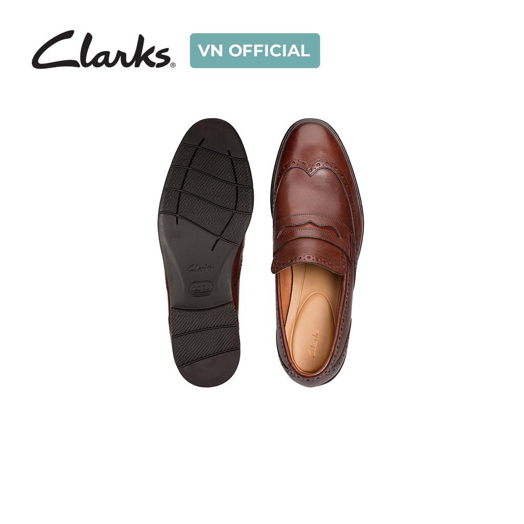 Giày tây lười CLARKS Banbury Slip màu Nâu