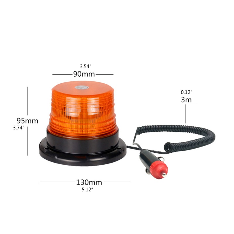 Đèn Led Cảnh Báo An Toàn 12 Bóng Chuyên Dụng Cho Xe Hơi