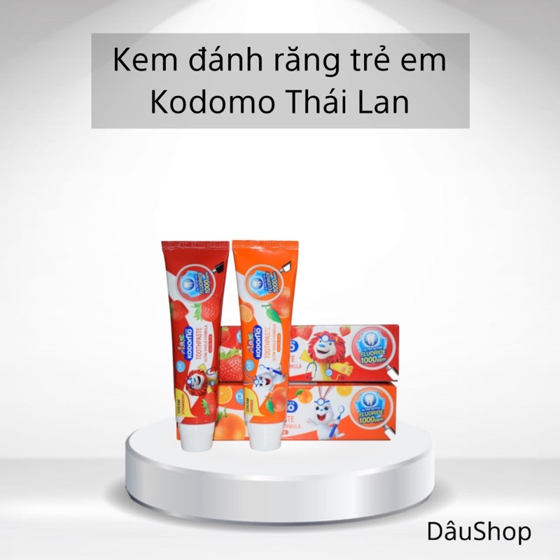 Kem đánh răng trẻ em Kodomo Thái Lan
