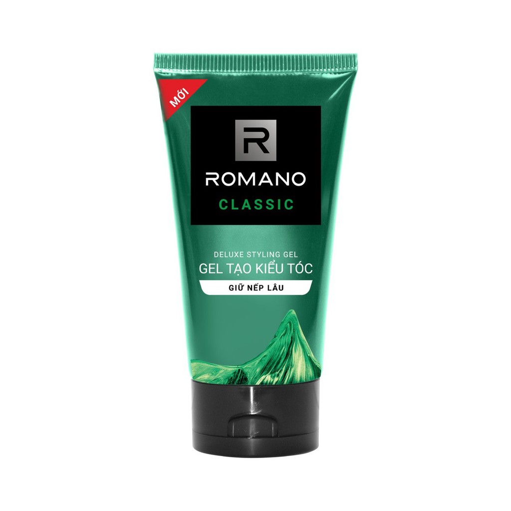 Gel vuốt tóc Romano Classic  giữ nếp lâu mềm tóc 150g - Mẫu mới keo vuốt tóc