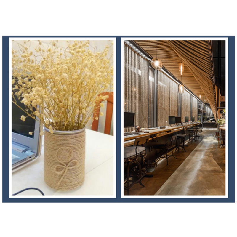 Cuộn Dây Đay 50M 6mm Tự Làm Đồ Trang Trí Đa Năng