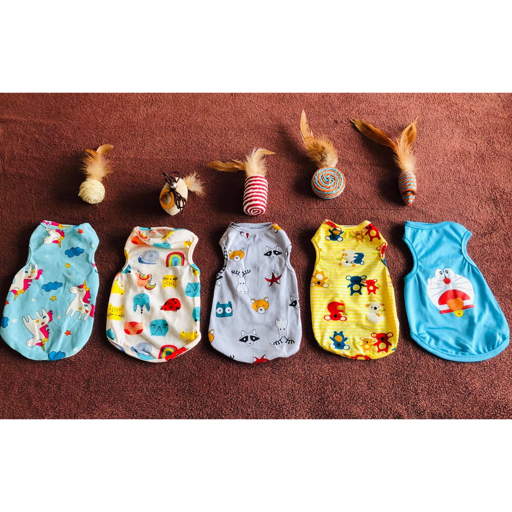 [Phần 2] ÁO BA LỖ CHO THÚ CƯNG - 100% COTTON