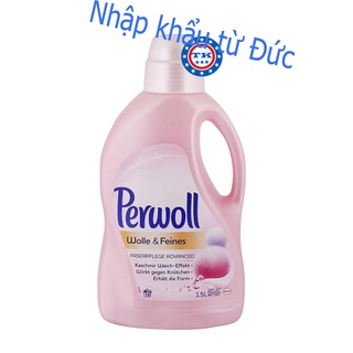 Nước giặt dành cho quần áo mầu Perwoll Wolle & Feines 1.5L - Đức