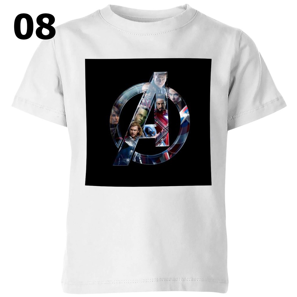 Áo thun Avengers Ngắn Tay Cổ Tròn Cho Nam Và Nữ Thoitrang24h