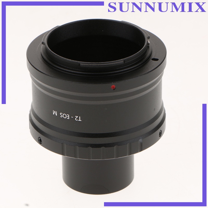 [SUNNIMIX] T2 Adapter Ring for Canon EF-M Camera Lens+1.25\" 31.7mm Telescope Mount Tube