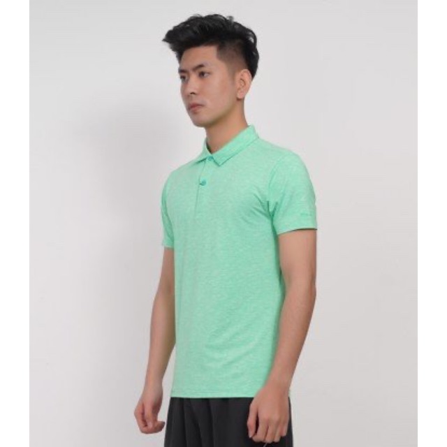 Áo Polo Nam Aristino Aps072s8 Slim Không Nhăn màu Xanh Lá Mạ có S-M-L-XL